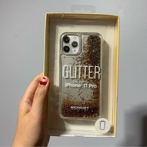 NEW Merkury innovations glitter iPhone 11 Pro phone case